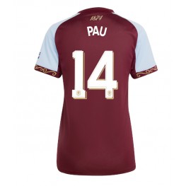 Aston Villa Pau Torres #14 Thuis tenue Dames 2025-26 Korte Mouw