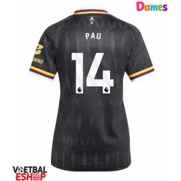 Aston Villa Pau Torres #14 Uit tenue Dames 2026-27 Korte Mouw