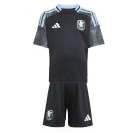 Aston Villa Uit tenue Kids 2025-26 Korte Mouw (+ Korte broeken)