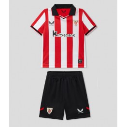 Athletic Bilbao Thuis tenue Kids 2025-26 Korte Mouw (+ Korte broeken)
