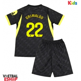Atletico Madrid Alejandro Grimaldo #22 Uit tenue Kids 2026-27 Korte Mouw (+ Korte broeken)
