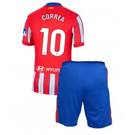 Atletico Madrid Angel Correa #10 Thuis tenue Kids 2024-25 Korte Mouw (+ Korte broeken)