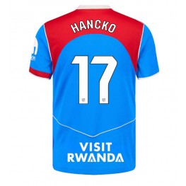 Atletico Madrid David Hancko #17 Derde tenue 2025-26 Korte Mouw