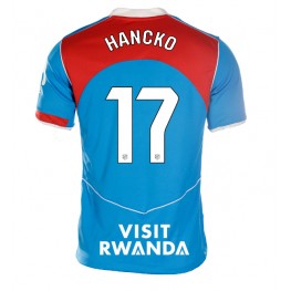 Atletico Madrid David Hancko #17 Derde tenue Dames 2025-26 Korte Mouw
