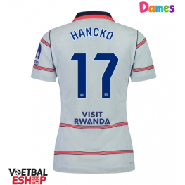 Atletico Madrid David Hancko #17 Derde tenue Dames 2026-27 Korte Mouw