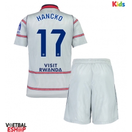 Atletico Madrid David Hancko #17 Derde tenue Kids 2026-27 Korte Mouw (+ Korte broeken)