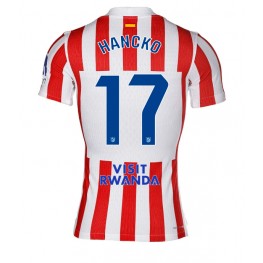 Atletico Madrid David Hancko #17 Thuis tenue 2025-26 Korte Mouw Atletico Madrid David Hancko #17 Thuis tenue 2025-26 Korte Mouw