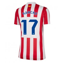 Atletico Madrid David Hancko #17 Thuis tenue Dames 2025-26 Korte Mouw