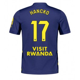 Atletico Madrid David Hancko #17 Uit tenue 2025-26 Korte Mouw