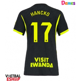 Atletico Madrid David Hancko #17 Uit tenue Dames 2026-27 Korte Mouw