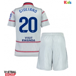 Atletico Madrid Giuliano Simeone #20 Derde tenue Kids 2026-27 Korte Mouw (+ Korte broeken)