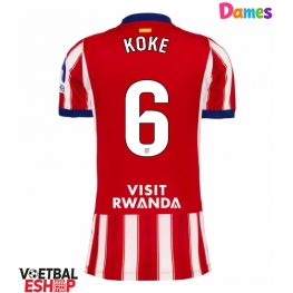Atletico Madrid Koke #6 Thuis tenue Dames 2026-27 Korte Mouw