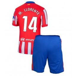 Atletico Madrid Marcos Llorente #14 Thuis tenue Kids 2024-25 Korte Mouw (+ Korte broeken)