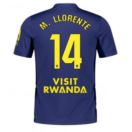 Atletico Madrid Marcos Llorente #14 Uit tenue 2025-26 Korte Mouw