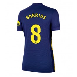 Atletico Madrid Pablo Barrios #8 Uit tenue Dames 2025-26 Korte Mouw