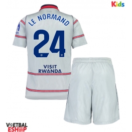 Atletico Madrid Robin Le Normand #24 Derde tenue Kids 2026-27 Korte Mouw (+ Korte broeken)