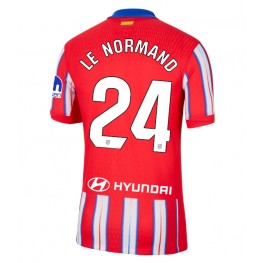 Atletico Madrid Robin Le Normand #24 Thuis tenue 2024-25 Korte Mouw