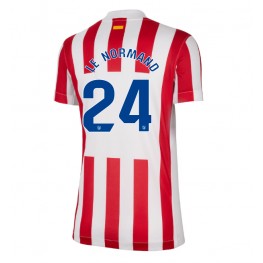 Atletico Madrid Robin Le Normand #24 Thuis tenue Dames 2025-26 Korte Mouw