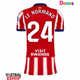 Atletico Madrid Robin Le Normand #24 Thuis tenue Dames 2026-27 Korte Mouw
