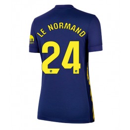 Atletico Madrid Robin Le Normand #24 Uit tenue Dames 2025-26 Korte Mouw
