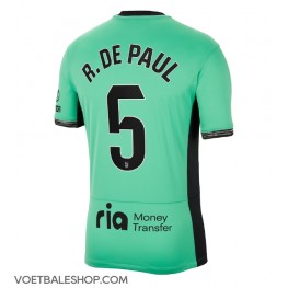 Atletico Madrid Rodrigo De Paul #5 Derde tenue 2023-24 Korte Mouw
