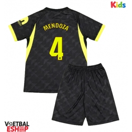 Atletico Madrid Rodrigo Mendoza #4 Uit tenue Kids 2026-27 Korte Mouw (+ Korte broeken)
