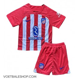 Atletico Madrid Thuis tenue Kids 2023-24 Korte Mouw (+ Korte broeken)