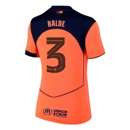 Barcelona Alejandro Balde #3 Derde tenue Dames 2025-26 Korte Mouw