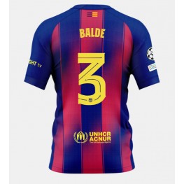 Barcelona Alejandro Balde #3 Thuis tenue 2025-26 Korte Mouw