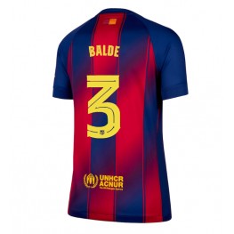 Barcelona Alejandro Balde #3 Thuis tenue Dames 2025-26 Korte Mouw