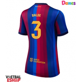 Barcelona Alejandro Balde #3 Thuis tenue Dames 2026-27 Korte Mouw