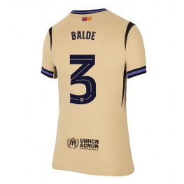 Barcelona Alejandro Balde #3 Uit tenue Dames 2025-26 Korte Mouw