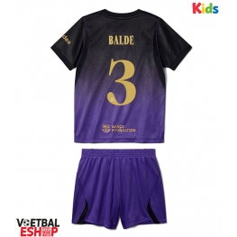 Barcelona Alejandro Balde #3 Uit tenue Kids 2026-27 Korte Mouw (+ Korte broeken)