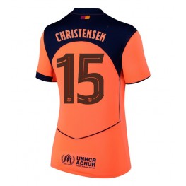 Barcelona Andreas Christensen #15 Derde tenue Dames 2025-26 Korte Mouw