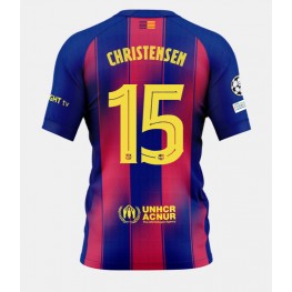 Barcelona Andreas Christensen #15 Thuis tenue 2025-26 Korte Mouw