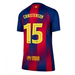 Barcelona Andreas Christensen #15 Thuis tenue Dames 2025-26 Korte Mouw