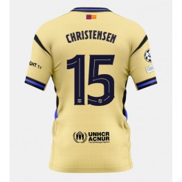 Barcelona Andreas Christensen #15 Uit tenue 2025-26 Korte Mouw