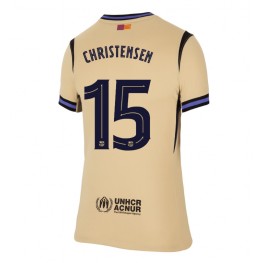 Barcelona Andreas Christensen #15 Uit tenue Dames 2025-26 Korte Mouw