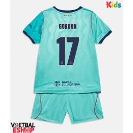 Barcelona Anthony Gordon #17 Derde tenue Kids 2026-27 Korte Mouw (+ Korte broeken)