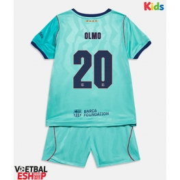Barcelona Dani Olmo #20 Derde tenue Kids 2026-27 Korte Mouw (+ Korte broeken)
