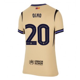 Barcelona Dani Olmo #20 Uit tenue Dames 2025-26 Korte Mouw