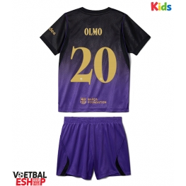 Barcelona Dani Olmo #20 Uit tenue Kids 2026-27 Korte Mouw (+ Korte broeken)