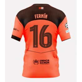 Barcelona Fermin Lopez #16 Derde tenue 2025-26 Korte Mouw