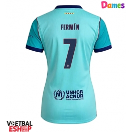 Barcelona Fermin Lopez #7 Derde tenue Dames 2026-27 Korte Mouw