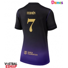 Barcelona Fermin Lopez #7 Uit tenue Dames 2026-27 Korte Mouw