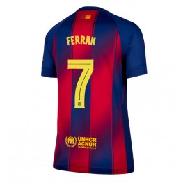 Barcelona Ferran Torres #7 Thuis tenue Dames 2025-26 Korte Mouw