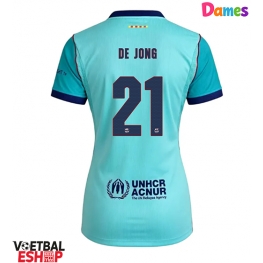 Barcelona Frenkie de Jong #21 Derde tenue Dames 2026-27 Korte Mouw