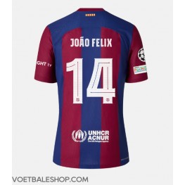 Barcelona Joao Felix #14 Thuis tenue 2023-24 Korte Mouw