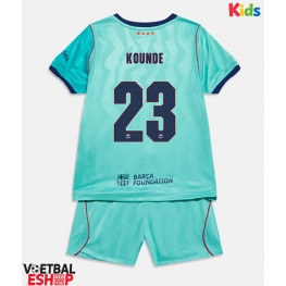 Barcelona Jules Kounde #23 Derde tenue Kids 2026-27 Korte Mouw (+ Korte broeken)