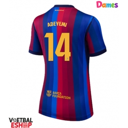 Barcelona Karim Adeyemi #14 Thuis tenue Dames 2026-27 Korte Mouw